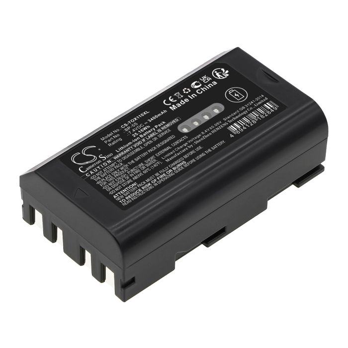Leica tutkimuslaitteen CS07 yhteensopiva akku 3400mAh