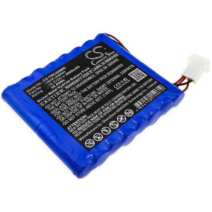 Trismed lääketieteellisen laitteen Cardipia 400 / Cardipia 400H yhteensopiva akku 2000mAh