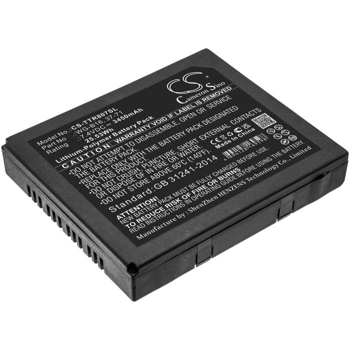 Triplett tutkimuslaitteen CamView IP Pro / CamView IP Pro 5” Camera Teste yhteensopiva akku 3450mAh