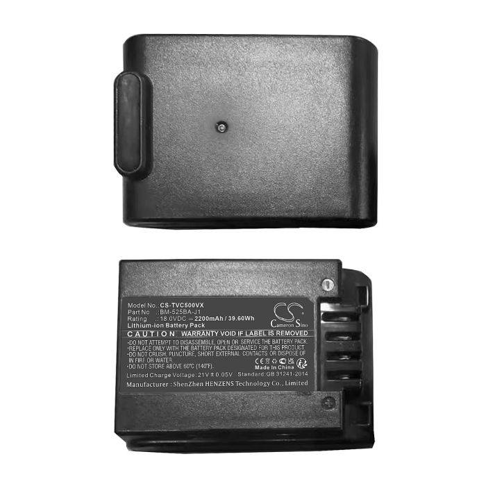 Toshiba imurin VC-CLX50-N, VC-CLX50-R yhteensopiva akku 2200mAh