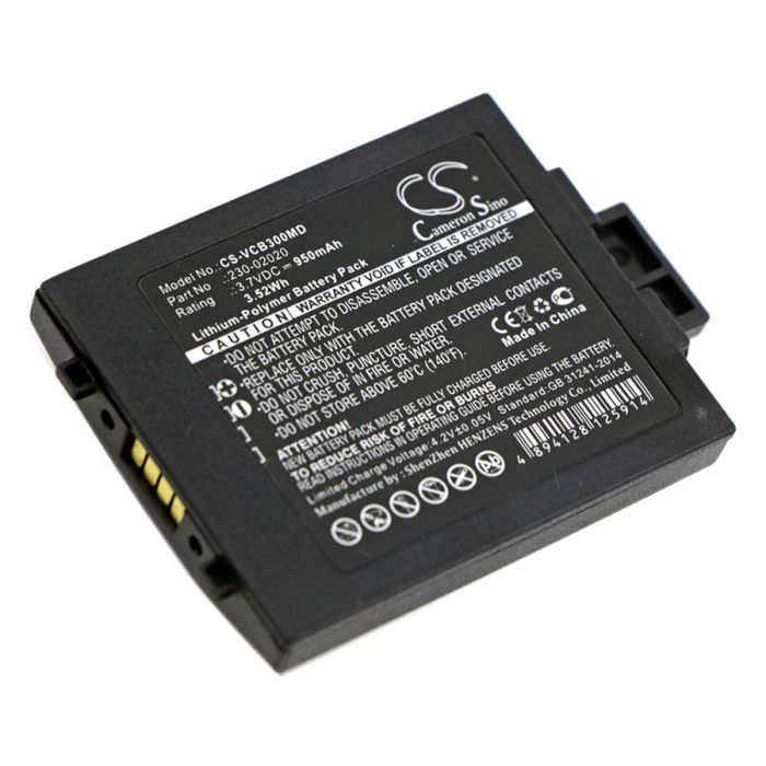 Vocera B3000E, B3000N, Communications Badge B3000 akku 950mAh