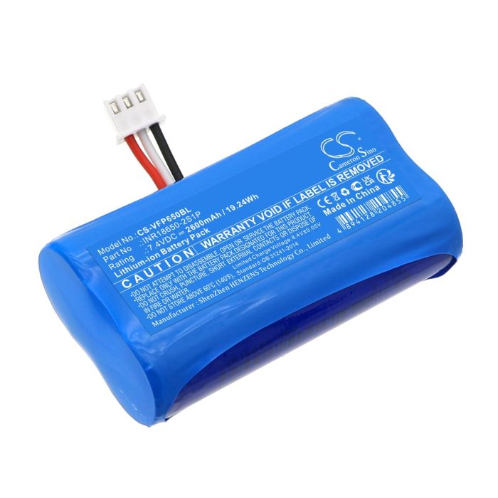 VeriFone maksupäätteen T650p yhteensopiva akku 2600mAh VeriFone maksupäätteen T650p yhteensopiva akku 2600mAh