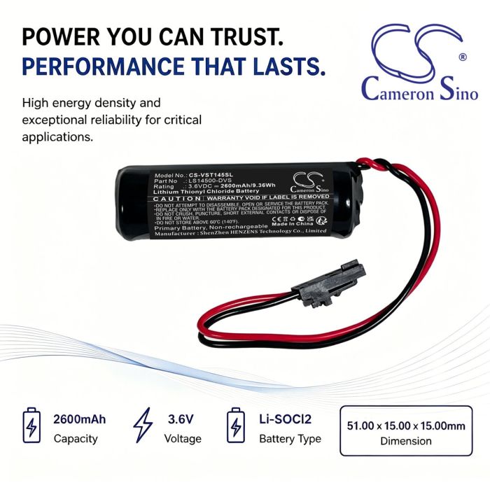Vision Servo DVSC-TT yhteensopiva akku 2600mAh