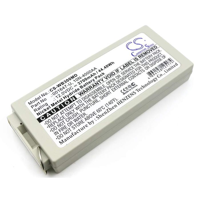 Welch-Allyn MRL Defibrillator PIC30, MRL Defibrillator PIC40, MRL Defibrillator PIC50 akku 3700mAh