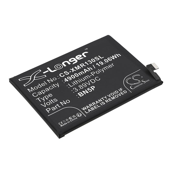 Redmi puhelimen Note 13 / 23090RA98C yhteensopiva akku 4900mAh