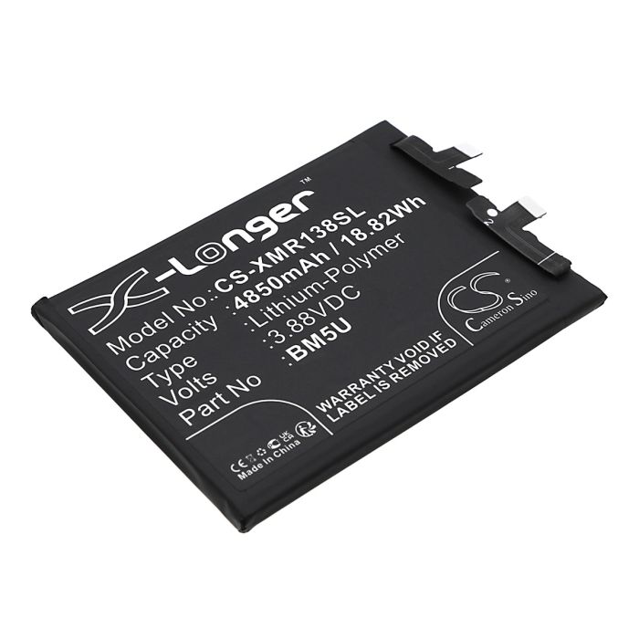 Redmi puhelimen Note 13 Pro+ / 23090RA98C yhteensopiva akku 4850mAh