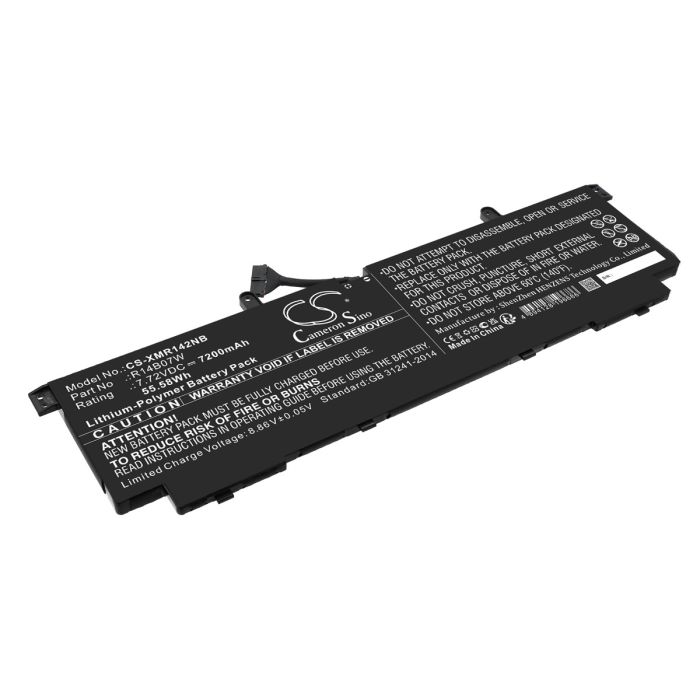 Xiaomi kannettavan tietokoneen NoteBook Pro 14 2022 yhteensopiva akku 7200mAh