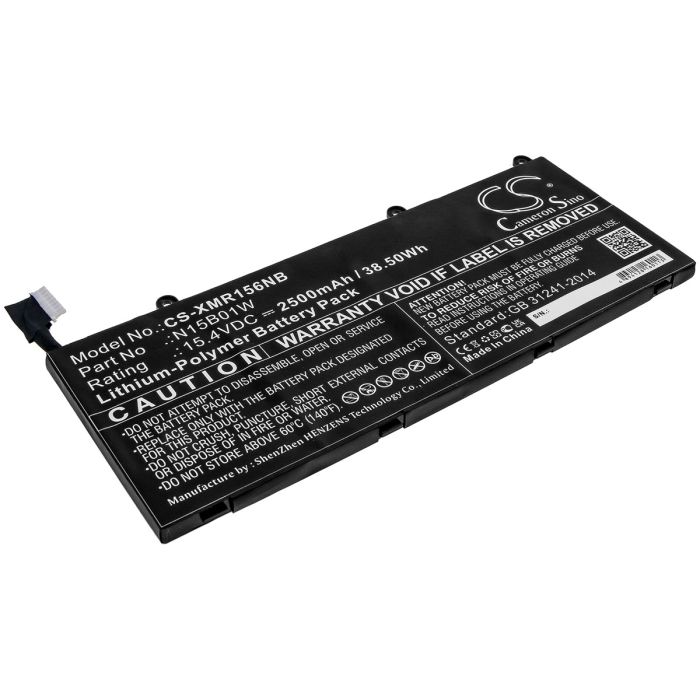 Xiaomi kannettavan tietokoneen MI Ruby 15.6 yhteensopiva akku 2500mAh