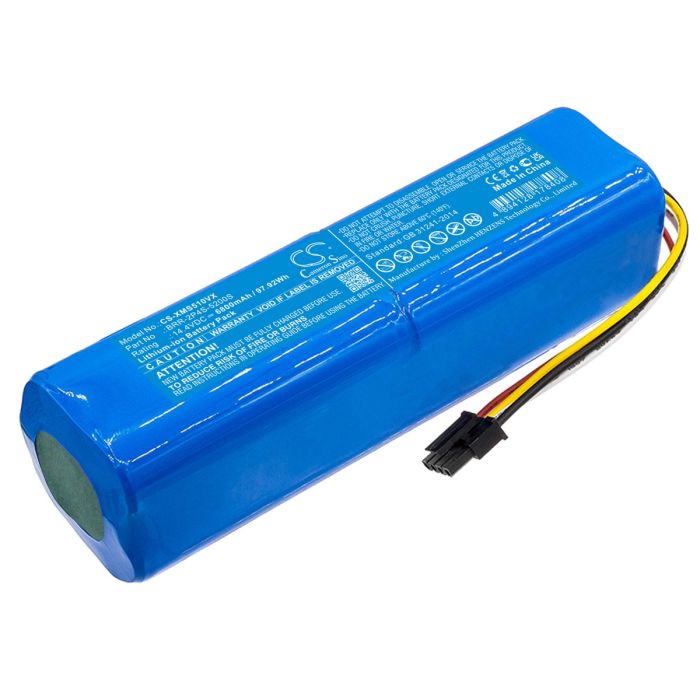 Xiaomi pölynimurin tai robotti-imurin SDJQR01RR / SDJQR02RR yhteensopiva akku 6800mAh Xiaomi pölynimurin tai robotti-imurin SDJQR01RR / SDJQR02RR yhteensopiva akku 6800mAh
