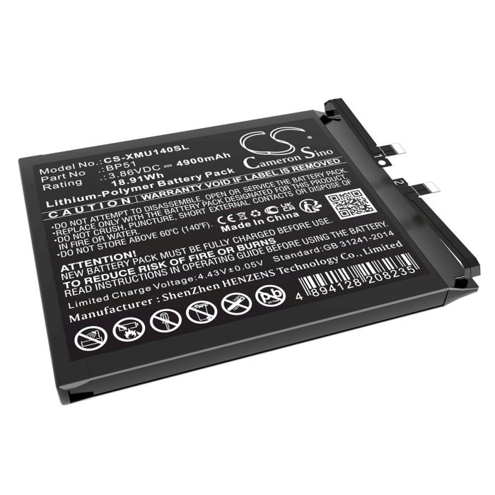 Xiaomi puhelimen 14 Ultra / Mi 14 Ultra yhteensopiva akku 4900mAh