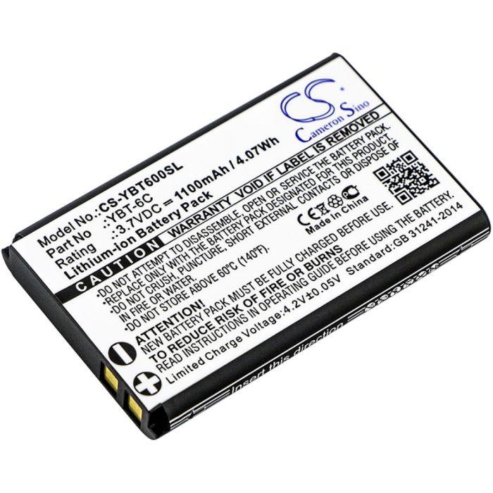 Kustomoitu akkupaketti YBT-6C akku 1100mAh