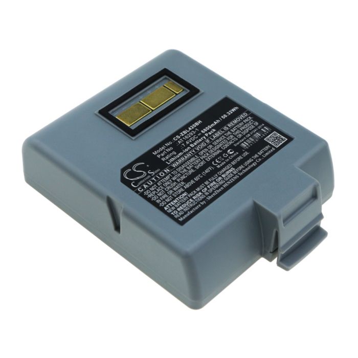 Zebra kannettavien tulostimen QL420 / QL420 Plus yhteensopiva akku 6800mAh