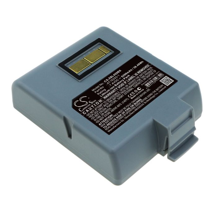 Zebra kannettavien tulostimen QL420 / QL420 Plus yhteensopiva akku 5200mAh