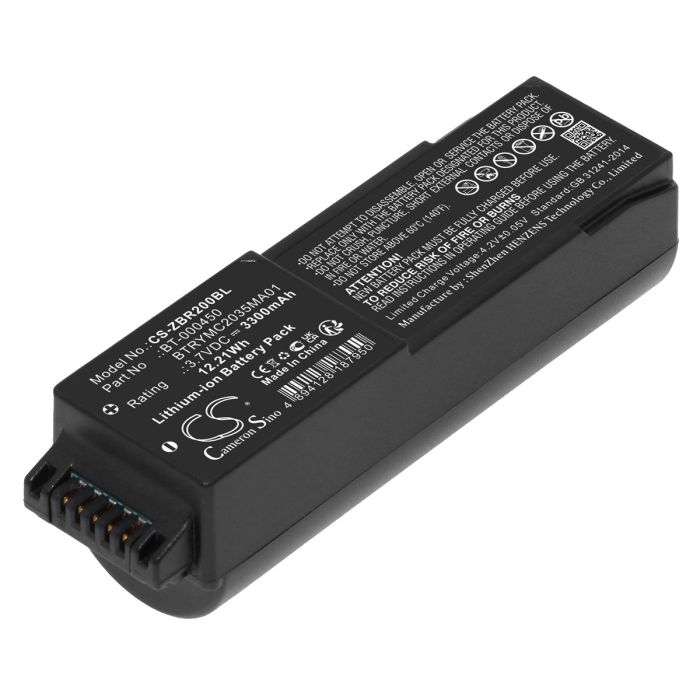 Zebra viivakoodinlukijan MC20 yhteensopiva akku 3300mAh