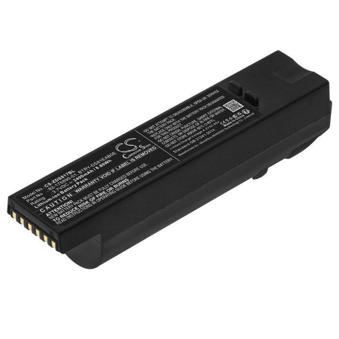 Zebra viivakoodinlukijan DS8178 / DS8100 yhteensopiva akku 2400mAh