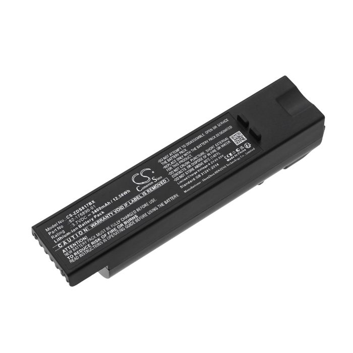 Zebra viivakoodinlukijan DS8170 / DS8178 yhteensopiva akku 3400mAh
