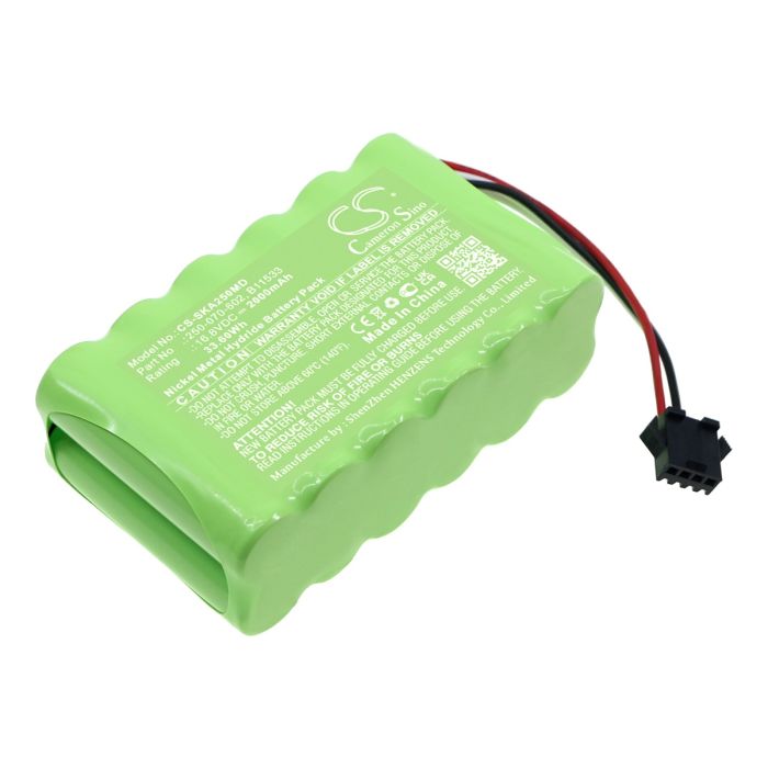Zede lääketieteellisen laitteen Single Micro Injection Pump / ZD-50C6 yhteensopiva akku 2000mAh