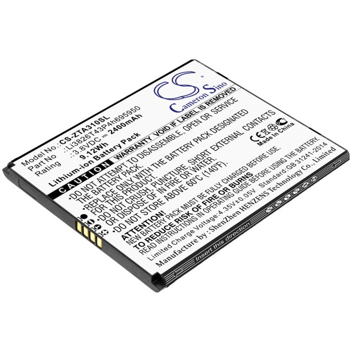 ZTE puhelimen Blade A3 2020 / Blade A3Y yhteensopiva akku 2400mAh