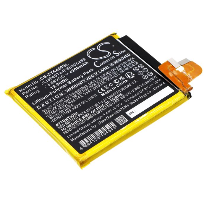 ZTE puhelimen Axon 40 Ultra / Axon 40 Ultra 5G yhteensopiva akku 4900mAh