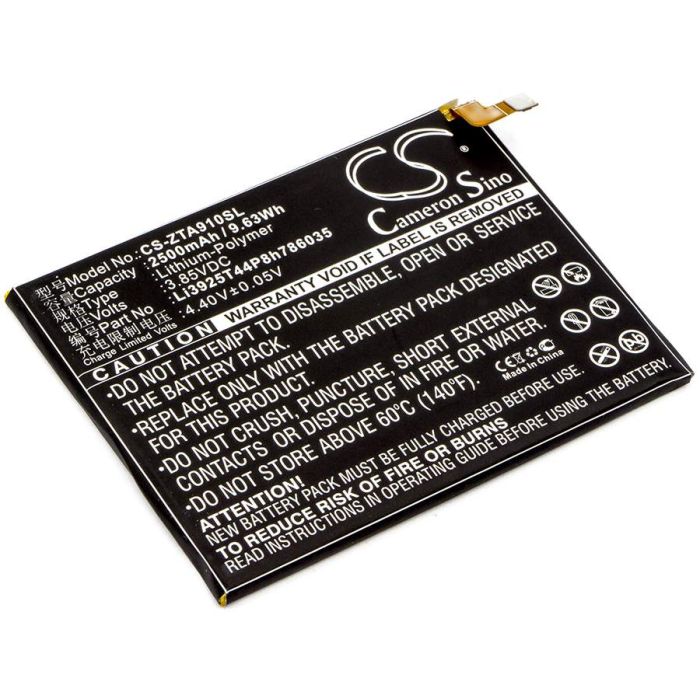 ZTE BA910, Blade A512, Blade A910 akku 2500mAh