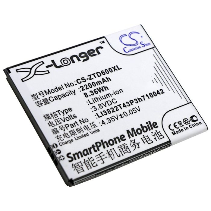 ZTE Blade D6 Akku 2200 mAh