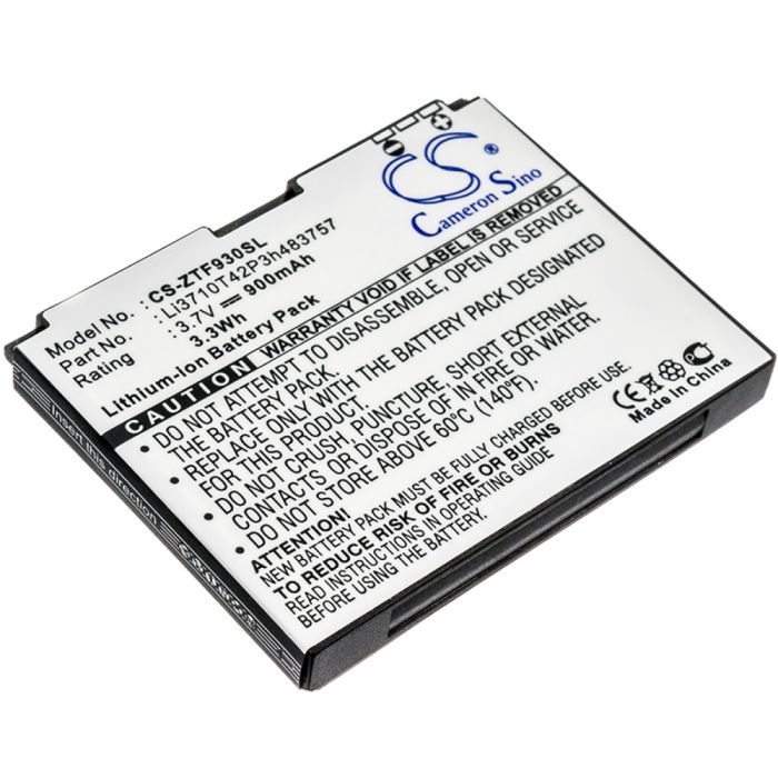 ZTE puhelimen P671A80 / F450 yhteensopiva akku 900mAh