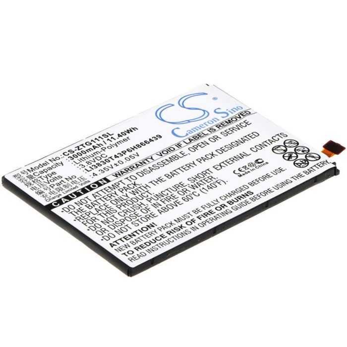 ZTE G111, N9518, Warp Elite akku 3000mAh