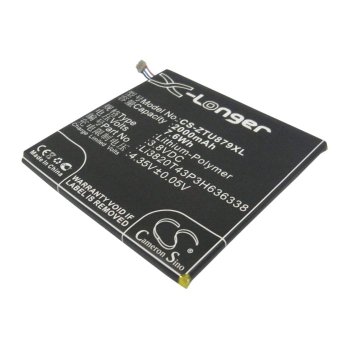 ZTE A75, Blade L2, U879 akku 2000 mAh ZTE A75, Blade L2, U879 akku 2000 mAh