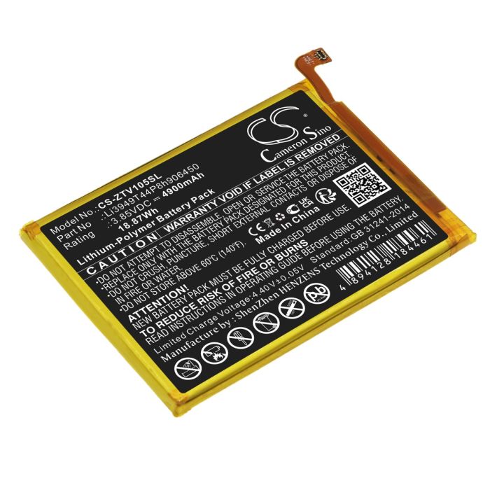 ZTE puhelimen Blade V Smart / V1050 yhteensopiva akku 4900mAh