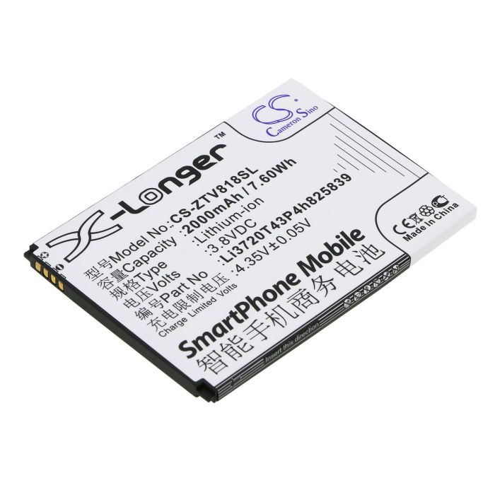 ZTE Blade Q Maxi akku 2000mAh