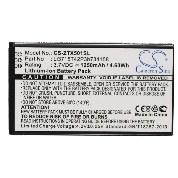 ZTE Score M, X500M akku 1250 mAh