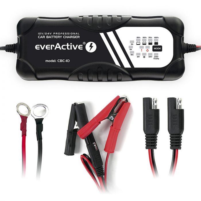 everActive CBC-10 v2 Älykäs laturi 10A 12V/24V TOISTAISEKSI LOPPU