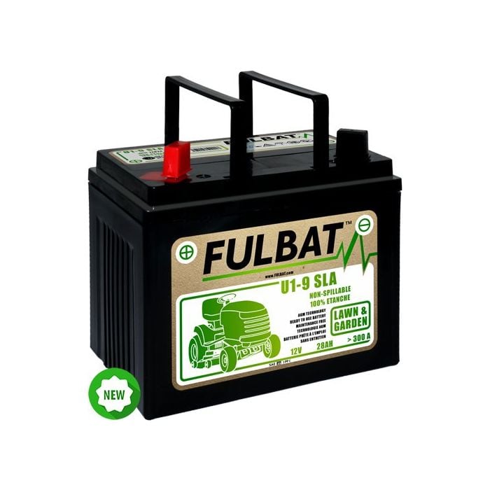 Fulbat U1-9 AGM 12V 28Ah 300CCA ajettavan ruohonleikkurin akku