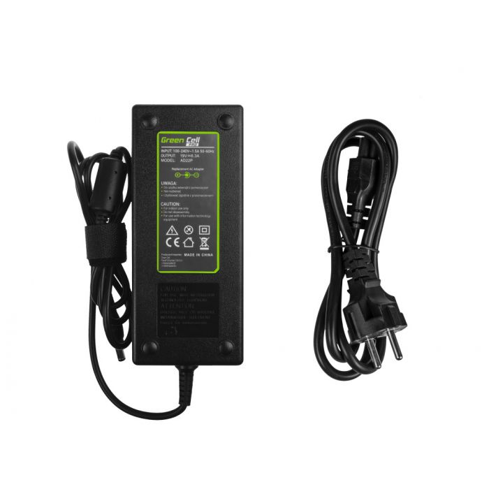 Green Cell Acer / Asus / Fujitsu / HP / MSI / Toshiba laturi - 5.5 x 2.5 mm - 120W - 19V