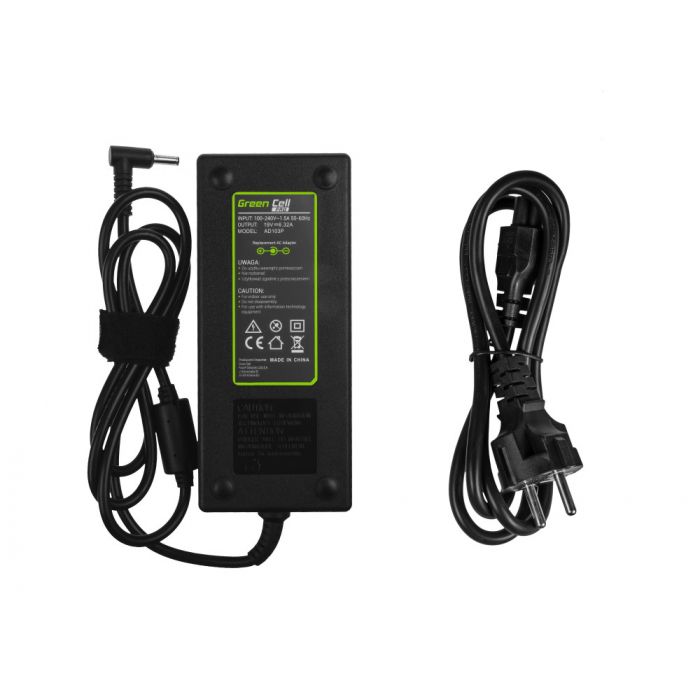 Green Cell 120W Asus Laturi 19V 6.32A - Liitin 4,5*3,0 keskipinnillä