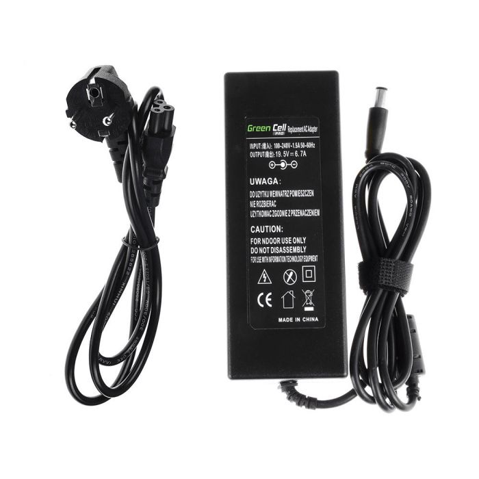 Green Cell 130W Dell Laturi 19.5v 6.7A - Liitin 7,4*5,0