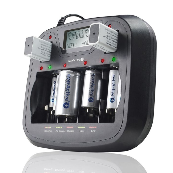 everActive NC-900U yleislaturi akkuparistoille