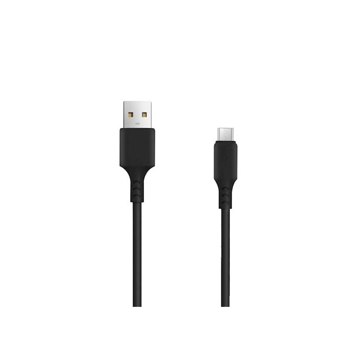 Setty micro USB-kaapeli 1m 3A - Musta