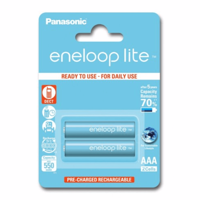 Panasonic Eneloop Lite R03/AAA 550mAh - 2 kpl