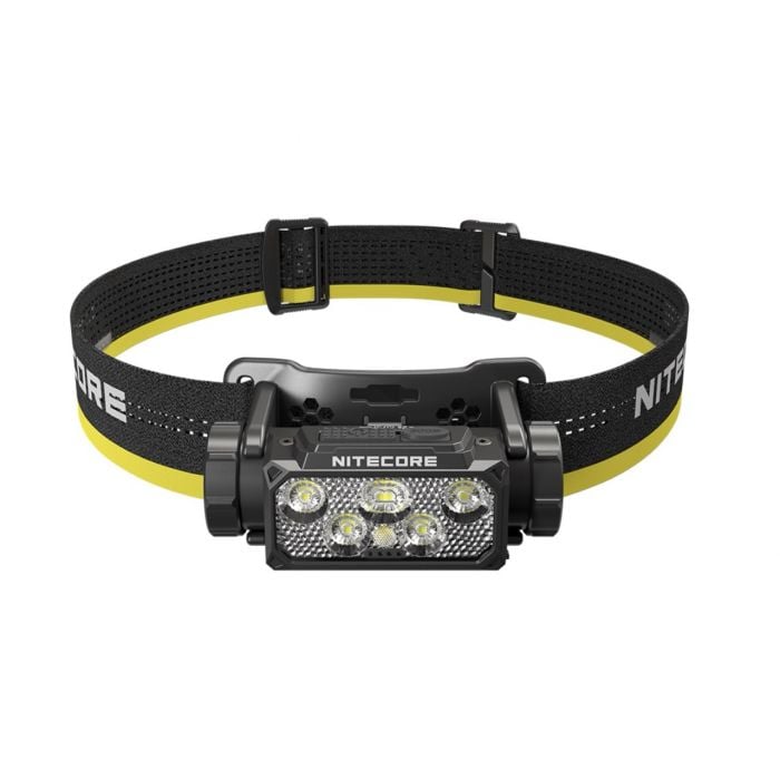 Nitecore HC60 UHE otsalamppu 1600 lm / 4000 mAh 18650 akku – valkoinen & punainen valo