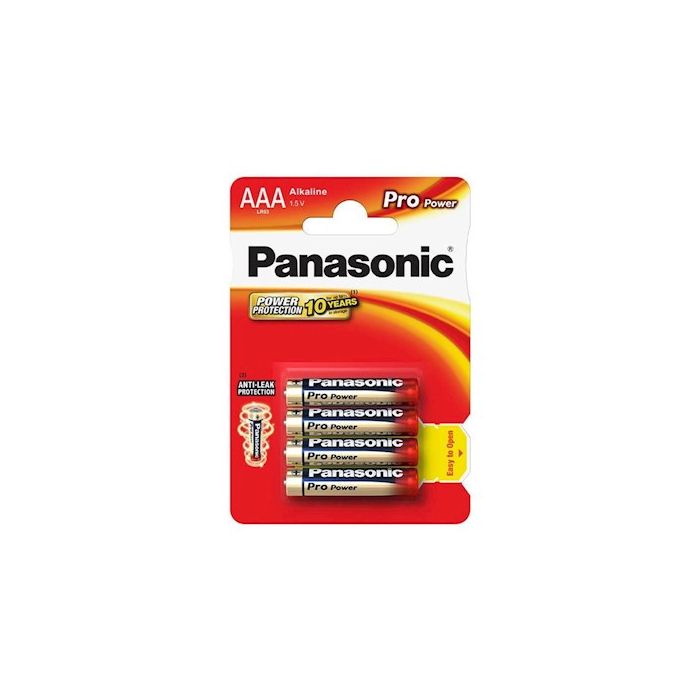 Panasonic Alkaline Paristo LR03 / AAA Pro Power - 4kpl