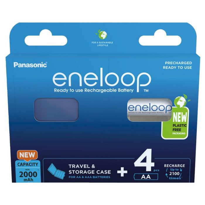Panasonic Eneloop R6 / AA BK-3MCDEC4BE Akkuparisto 2000 mAh - 4kpl