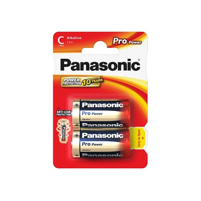 Panasonic Alkaline Paristo R14 / C Pro Power - 2 kpl