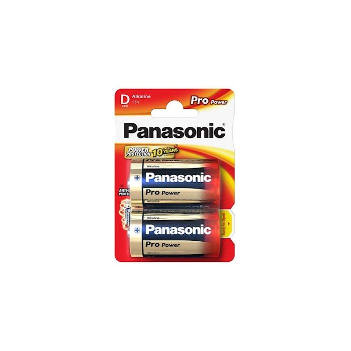 Panasonic Alkaline Paristo D / LR20 Pro Power - 2 kpl