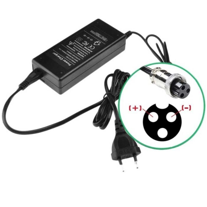 Sähköpotkulauta / Hoverboard virtalähde / laturi 29V 2A
