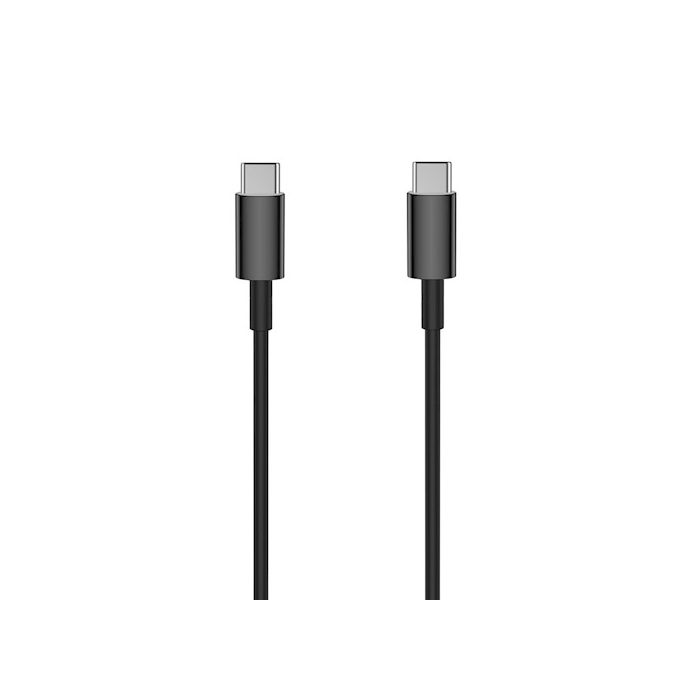 Setty USB-C USB-C-kaapeli 1m 3A - Musta