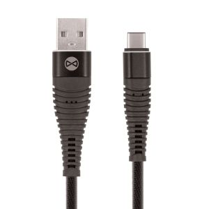 Forever Shark USB Type-C -kaapeli 1 m, musta