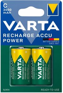 Varta Ready2Use C / R14 ladattava akkuparisto 3000 mAh 2 kpl