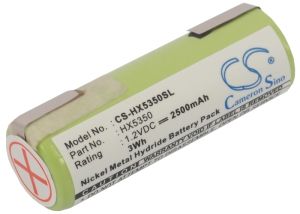 Braun 1008 sähköhammasharjan 2500 mAh 1,2v akku juotoskorvakkeilla