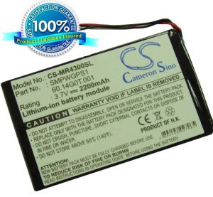 Magellan Maestro 4300, Maestro 4350, Maestro 4370 akku 2200 mAh